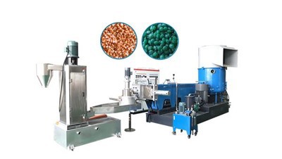 Máy tạo hạt vòng nước tái chế màng LDPE